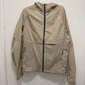 ON Men Beige Core Running Jacket - Size Small - NWT